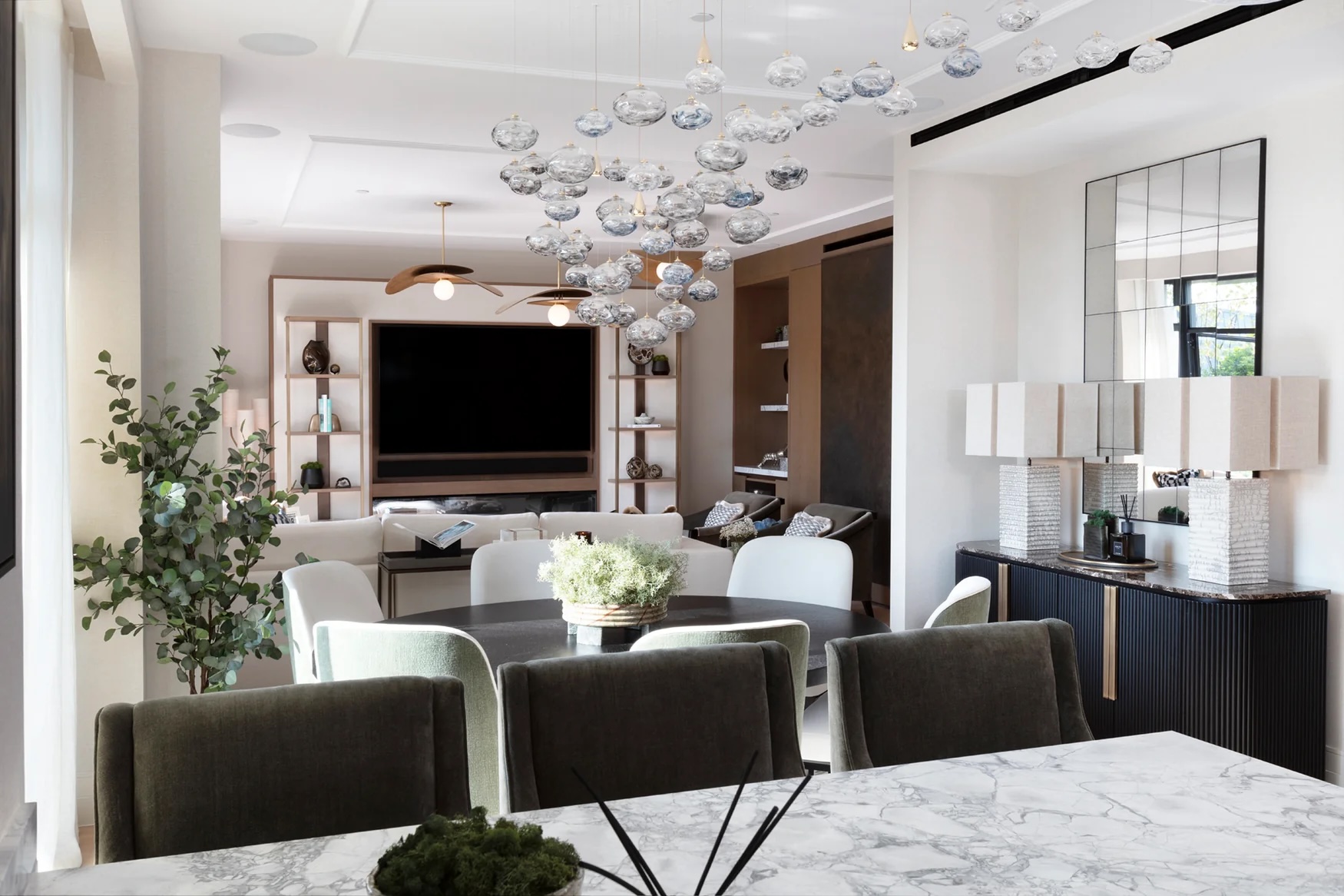 Living Space London Kensington Luxury Apartment by Nineteen Interiors 2 Nineteen Interiors